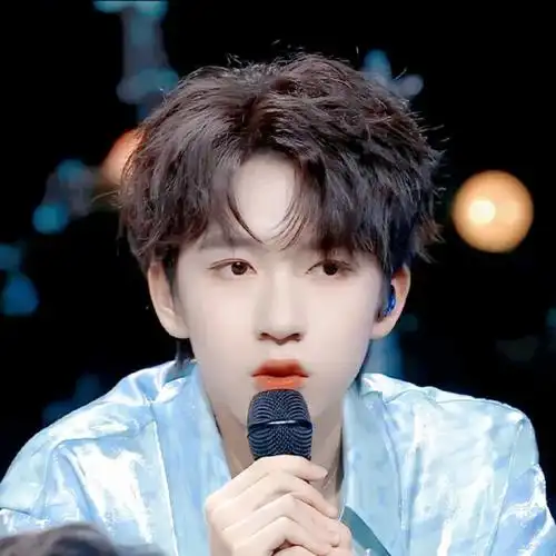 蓝色的小猪宝太可爱啦#贺峻霖#贺峻霖头像