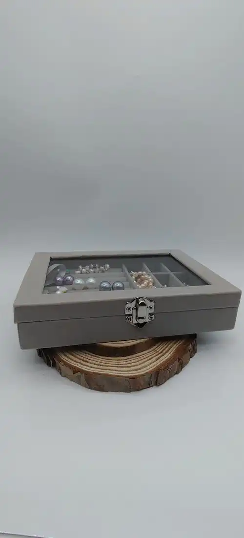 饰品首饰盒礼盒防氧化高档项链耳钉戒指收纳盒大容量存储