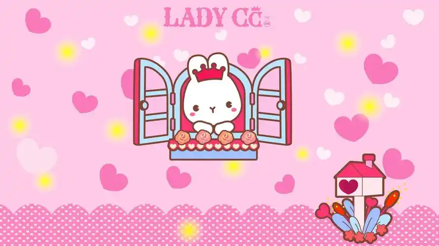 简约风格ladycc可爱卡通系列电脑桌面壁纸第二辑