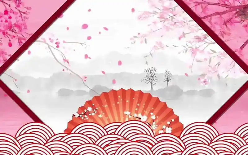 胭脂妆 歌曲舞蹈唯美古风中国风舞台演出表演节目大屏幕高清led背景