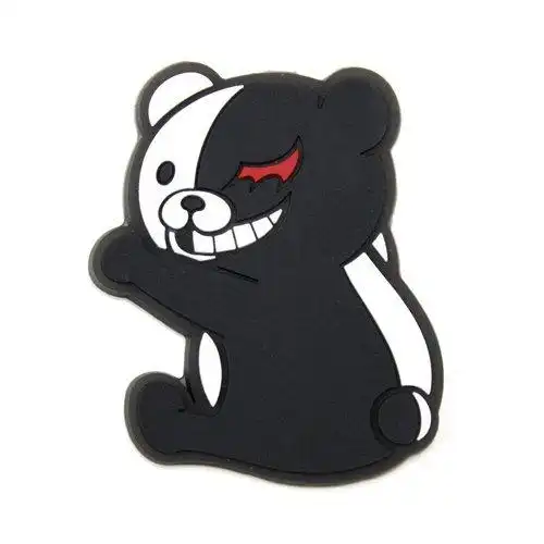 日版预定 11月30日发售 弹丸论破3 黑白熊 橡胶 徽章磁铁全两款