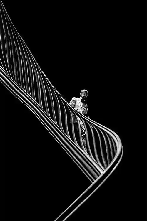 20张极简的黑白摄影作品,光影之美,提升审美!|镜头|摄影师|黑白照片_