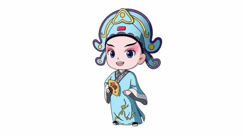 走近传统戏曲人物京剧人物怎么画简笔画,临摹【戏曲人物】涂色国潮