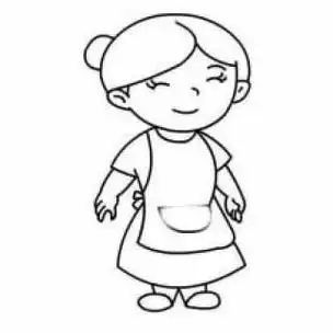 妈妈卡通简笔画图片