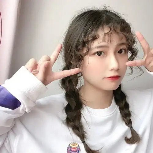羊毛卷刘海假发女真发自然无痕假发片修脸网红蓬松空气微卷假刘海