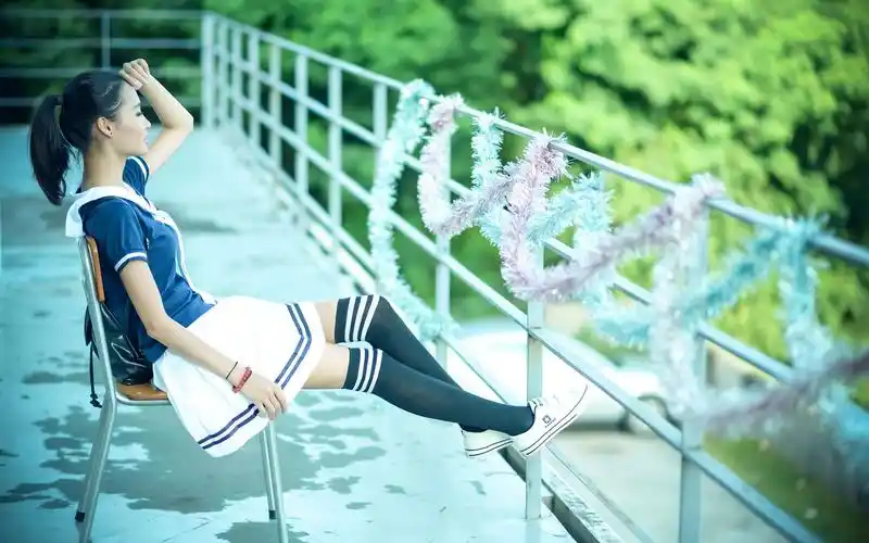 青春校园美女,高清图片,电脑桌面-壁纸族