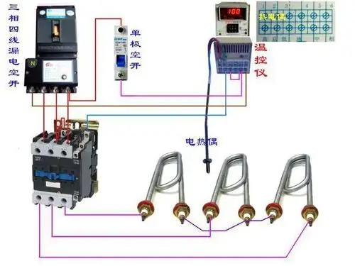 求助 德力西cjx2 6511交流接触器 380v 连接tmtd-2001数显调节仪 接线