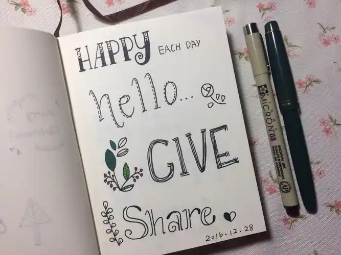 手帐素材#练习1:字体