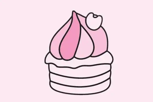 蛋糕简笔画图片