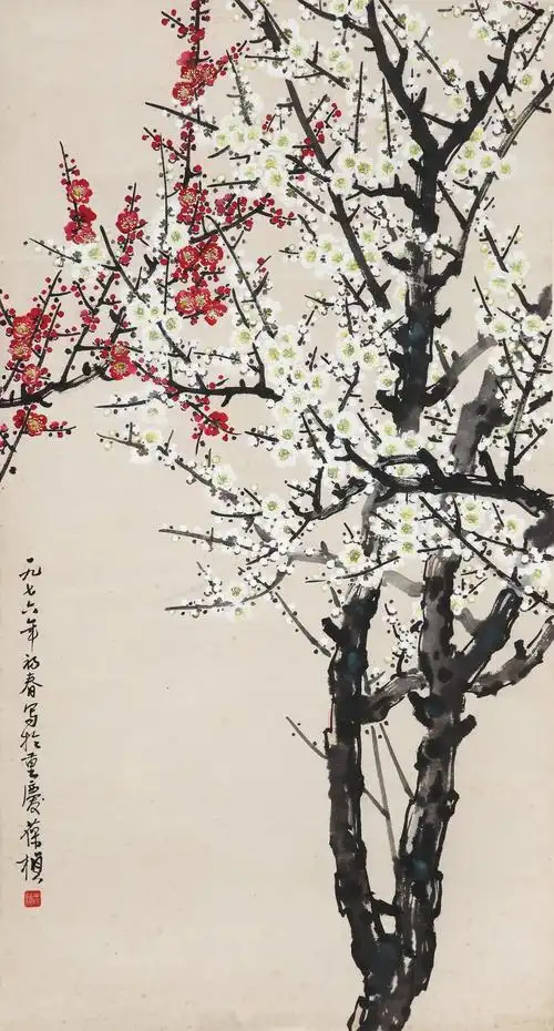 苏葆桢-梅花作品成交价:流拍,苏葆桢作品拍卖成交记录,四川嘉宝2013年