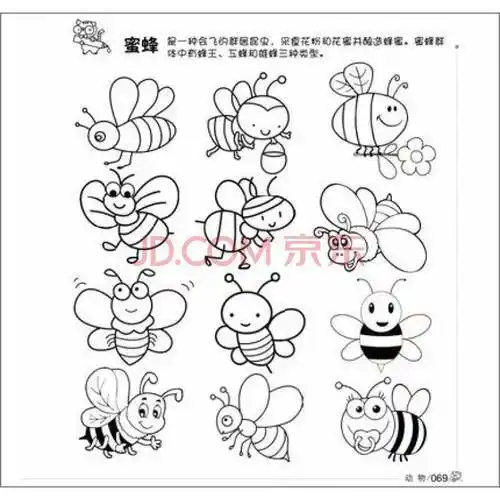 本小学生a43分钟学会经典漫画人物可爱小女孩简笔画儿童学绘画教程