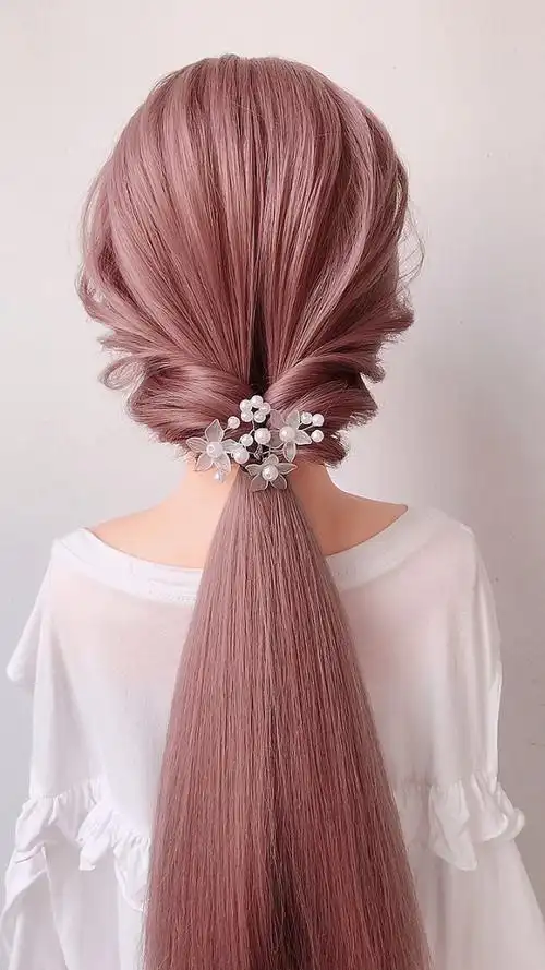 森系小清新编发,懒人必备的发型,长发短发都可以扎@{uid