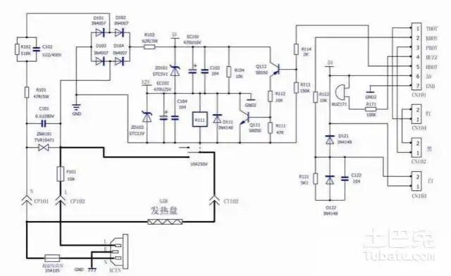 创迪电压力锅电路图及相关介绍
