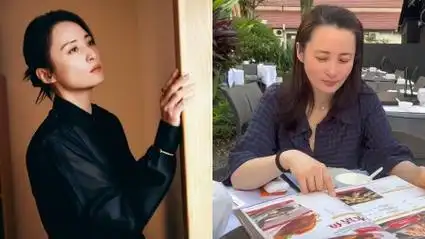 48岁蒋勤勤素颜现身新加坡 皮肤细腻打扮朴素