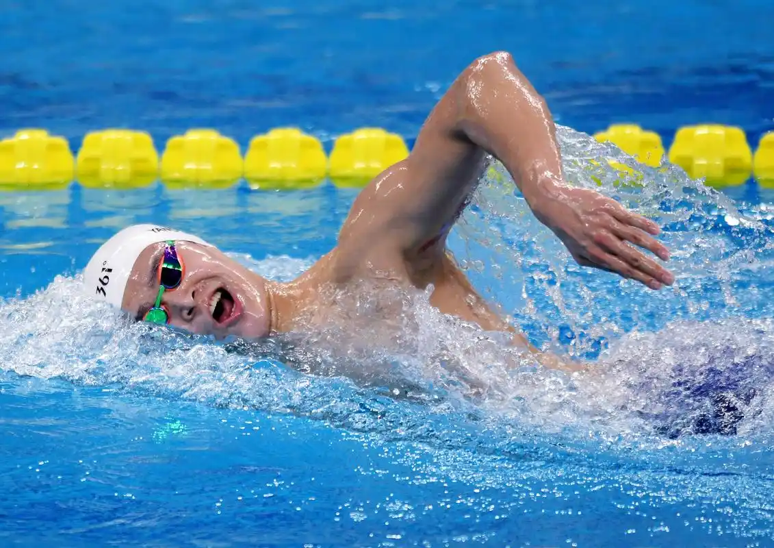 游泳——全国冠军赛:孙杨获男子1500米自由泳冠军(1)