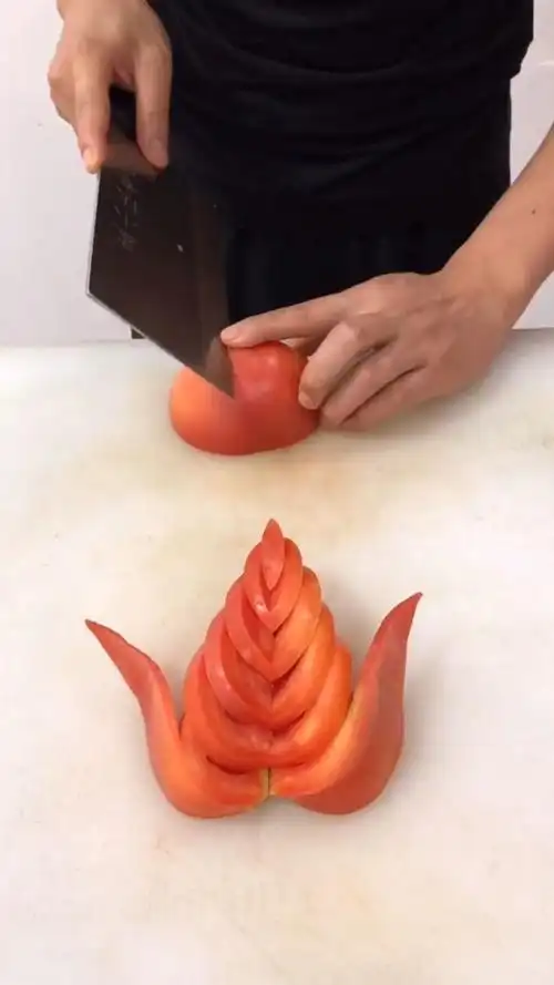 西红柿切花就是这么简单.