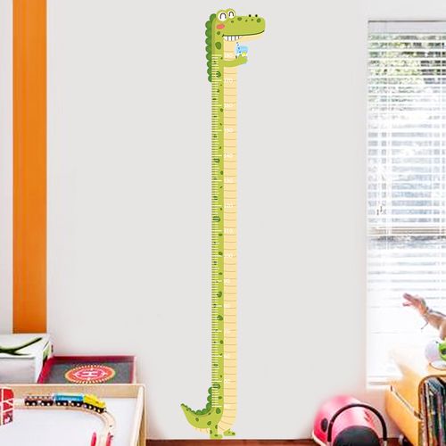 儿童房卧室装饰创意客厅宝宝量身高尺卡通身高贴纸墙贴自粘可移除
