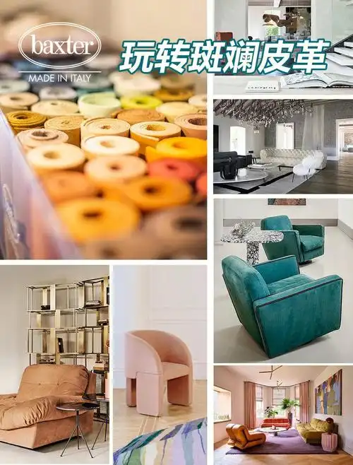 baxter玩转斑斓皮革收获多彩家居艺术