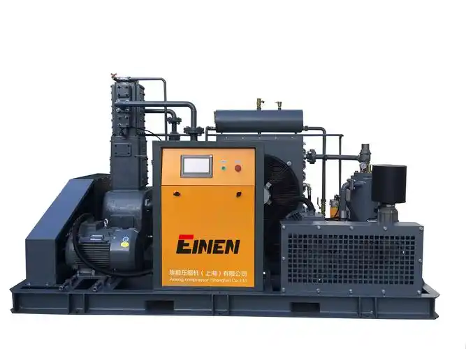中压-高压螺杆空压机风冷型-上海一体式永磁变频中高压螺杆空压机-埃