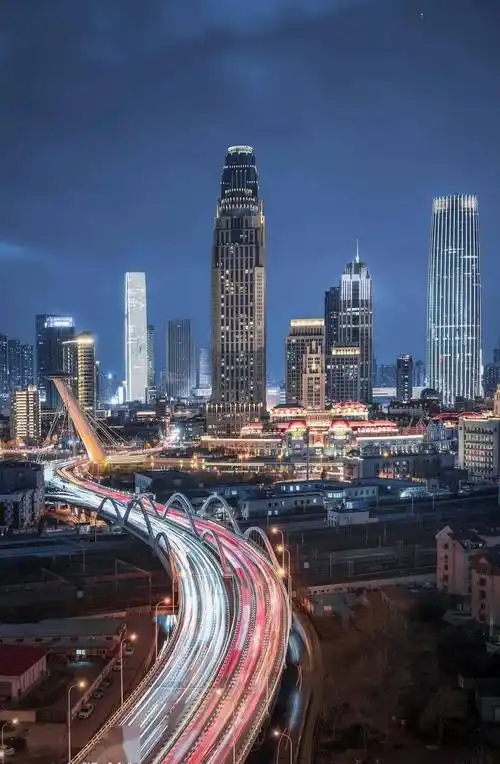 美图壁纸|大美天津,流光溢彩_城市_程早_繁华都市