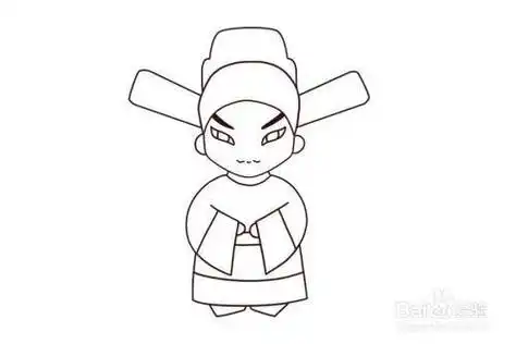 戏曲人物简笔画-可爱京剧小人萌萌京剧人物京剧头像简笔画图片大全