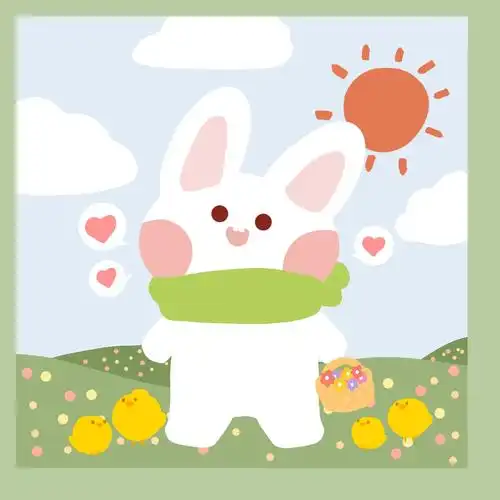 可爱小动物场景