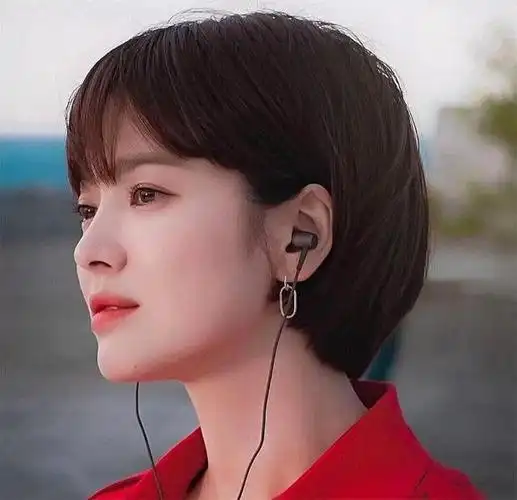 看了宋慧乔我才知道:原来"齐耳短发"这么好看!减龄成姐姐
