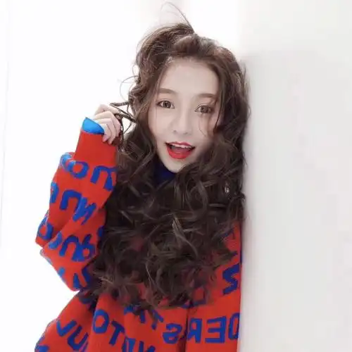 长发女生烫羊毛卷太减龄啦少发妹纸必备,中长发图片,发型图片