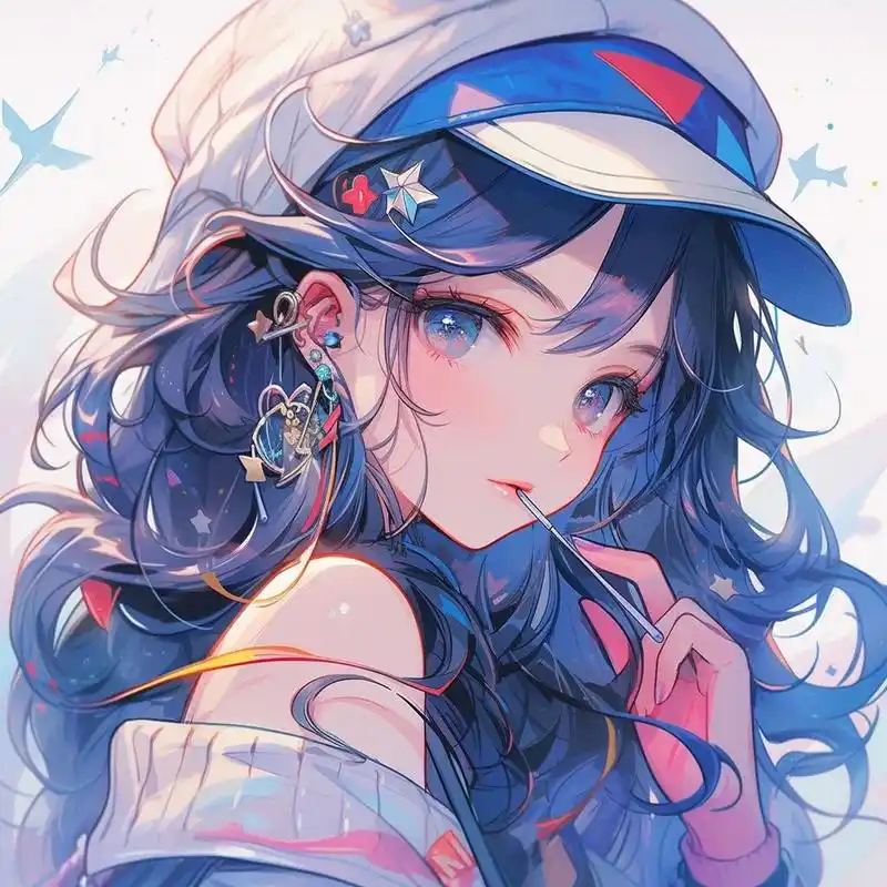 女生头像 | 蓝色系 11张             主页所有图片请勿二转,美工等