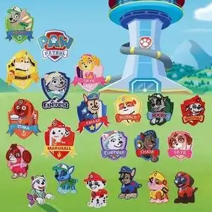 90tb440704918淘宝汪汪队宝宝名字布贴姓名贴可烫可缝衣服名帖儿童