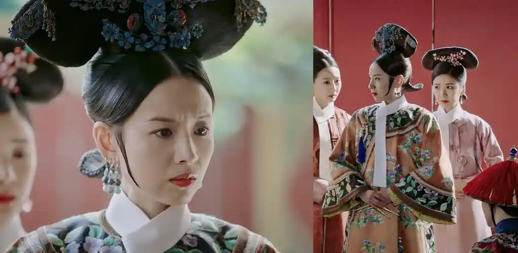如懿传|富察琅嬅孝贤皇后的后十三种造型,还是明黄衣裳最多_黄色_花纹