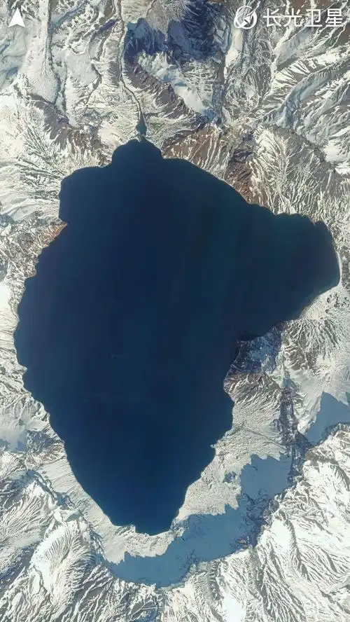 卫星x避暑胜地吉林省长白山天池景区