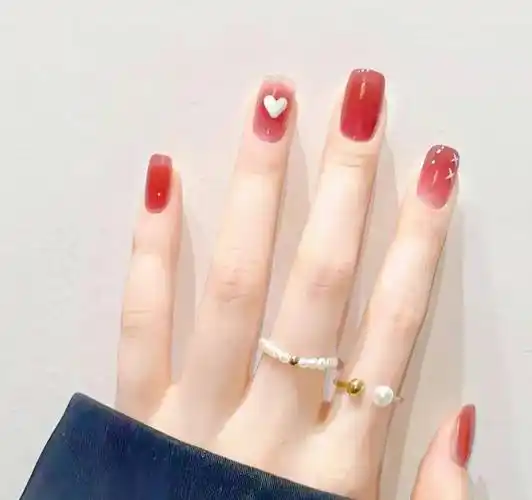 夏天冰透色显白美甲图,短指甲也可以美美哒!越看越爱?