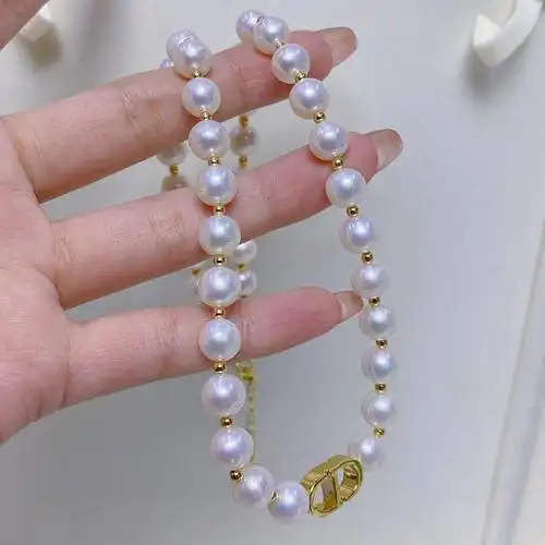cd大牌天然珍珠项链嘿哈