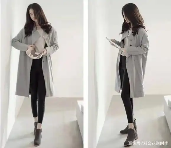 身高不到158cm的女生,秋冬穿大衣牢记这3原则,想"显矮"都难