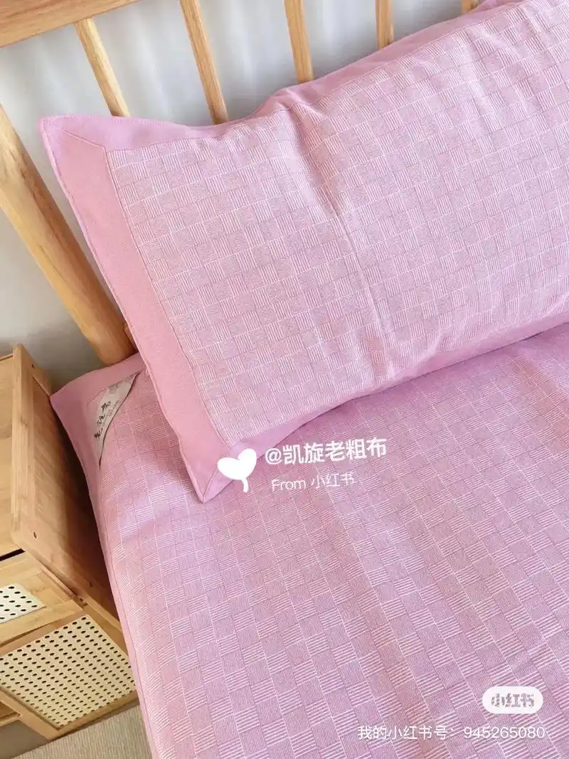 一款四色小竹板系列老粗布凉席