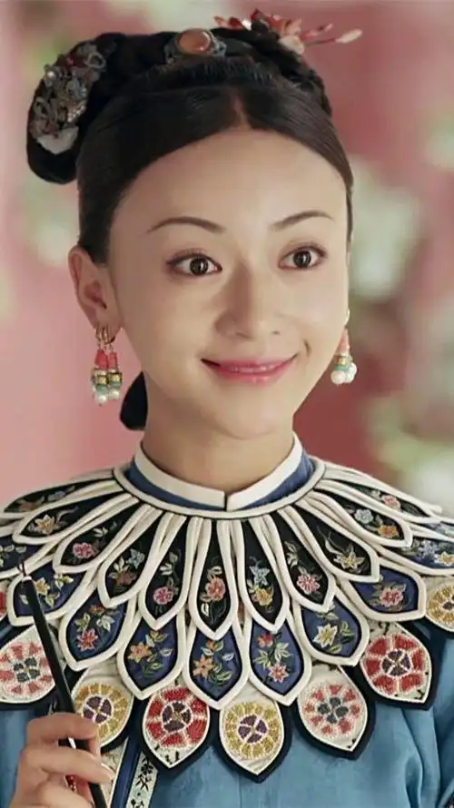 《延禧攻略》令妃魏璎珞的绒花头饰