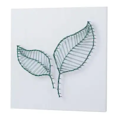 绿植装饰画ins风钉子画艺术画绕线画diy手工制作材料包包邮