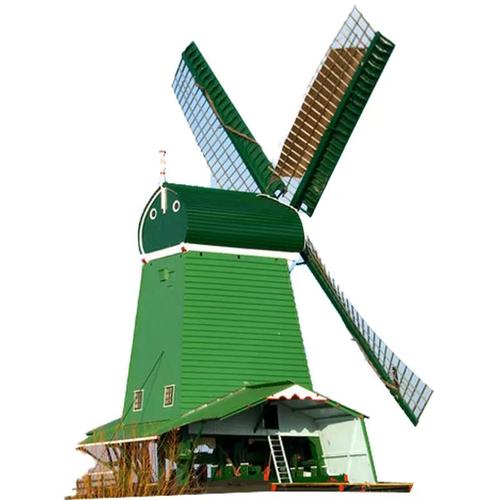 新品景区策划四面防腐木风车美陈户外内蒙广场引流旋转荷兰风车道