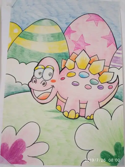 彩铅儿童画