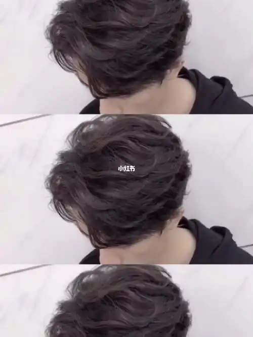 76男生韩式四六分气垫烫发型男生韩式发型