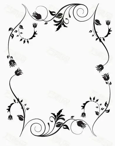 藤蔓边框简笔画 藤蔓边框简笔画简单