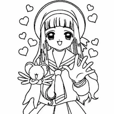 可爱漫画女孩简笔画范画可爱漫画女孩简笔画动漫人物简笔画大全怎么