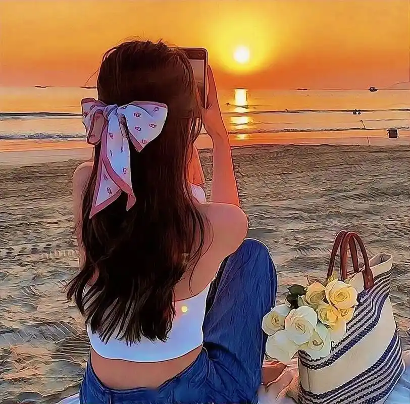 不露脸女生头像