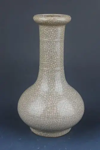 宋代哥窑唇口弦纹尊瓶-se53549792-青白瓷/影青瓷-零售-7788收藏