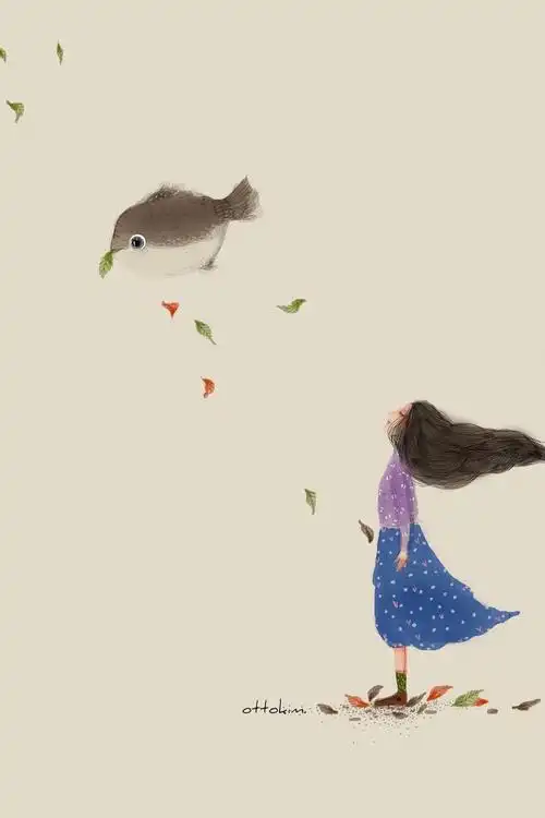 ottokim 插画 森系 文艺 童话