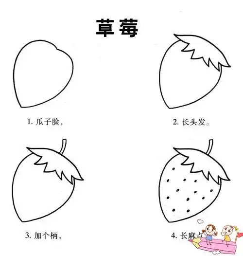 儿童简笔画步骤图解