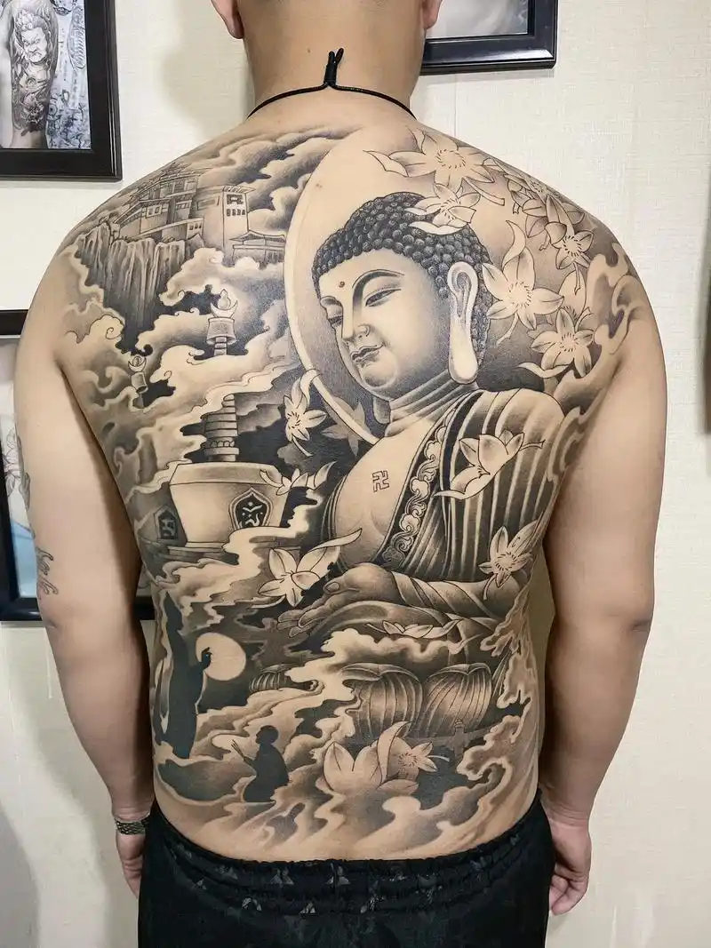 纹身刺青 #满背纹身 #纹身图案手稿 #纹身 #无信仰不刺 - 抖音