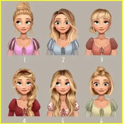 迪士尼公主发型