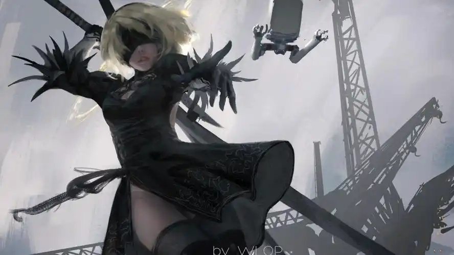 wlop的鬼刀系列画作,最新作品集 - 原画插画设定图 - cg资源海 - cg